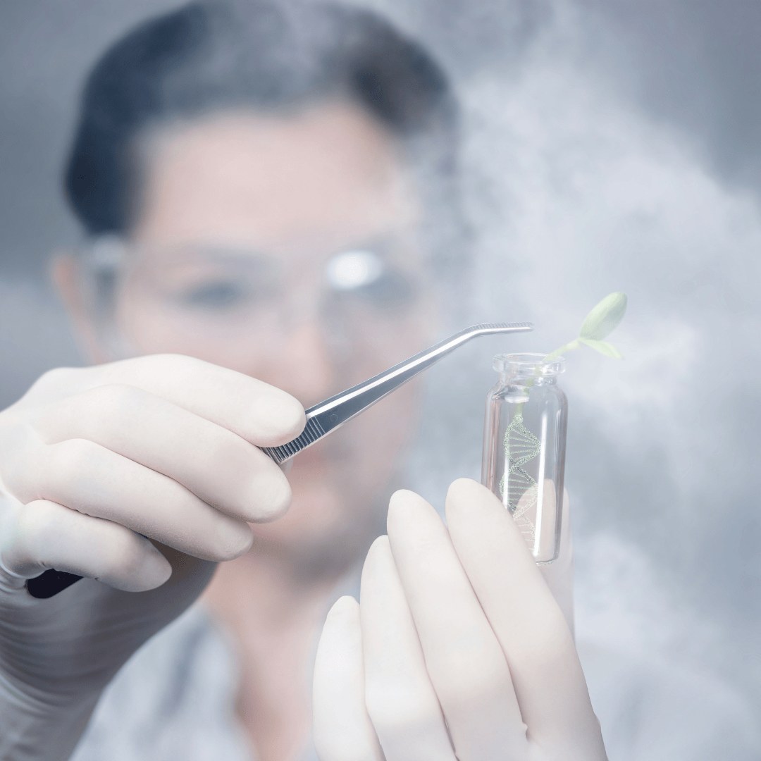 Wie moderne Dufttechnologie Dein Wohlbefinden formt. Frau im Labor für scent amor