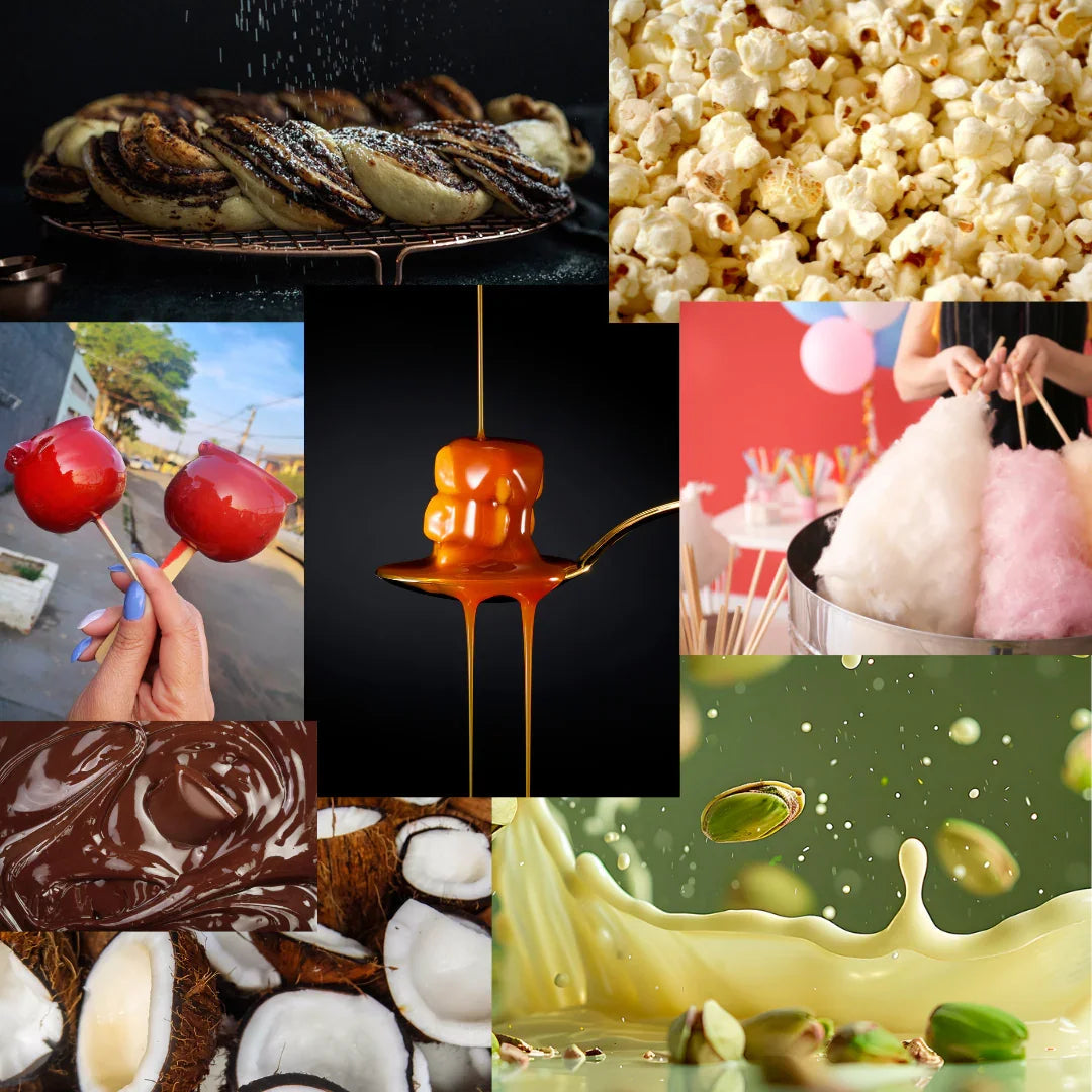 Gourmand Nischenduft Zutaten Popcorn Schokolande, Hefekuchen
