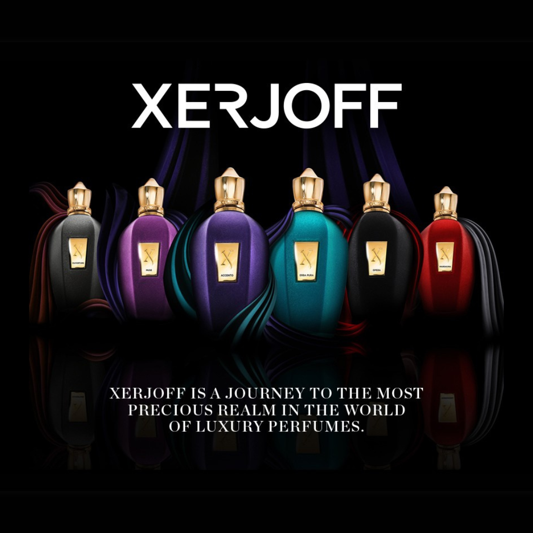 Xerjoff Flakons unterschiedliche Farben