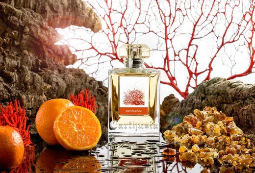Mood Image Flakon von Carthusia mit dem Duft Corallium mit Orangen Gewürzen und Koralle zu finden bei scent amor