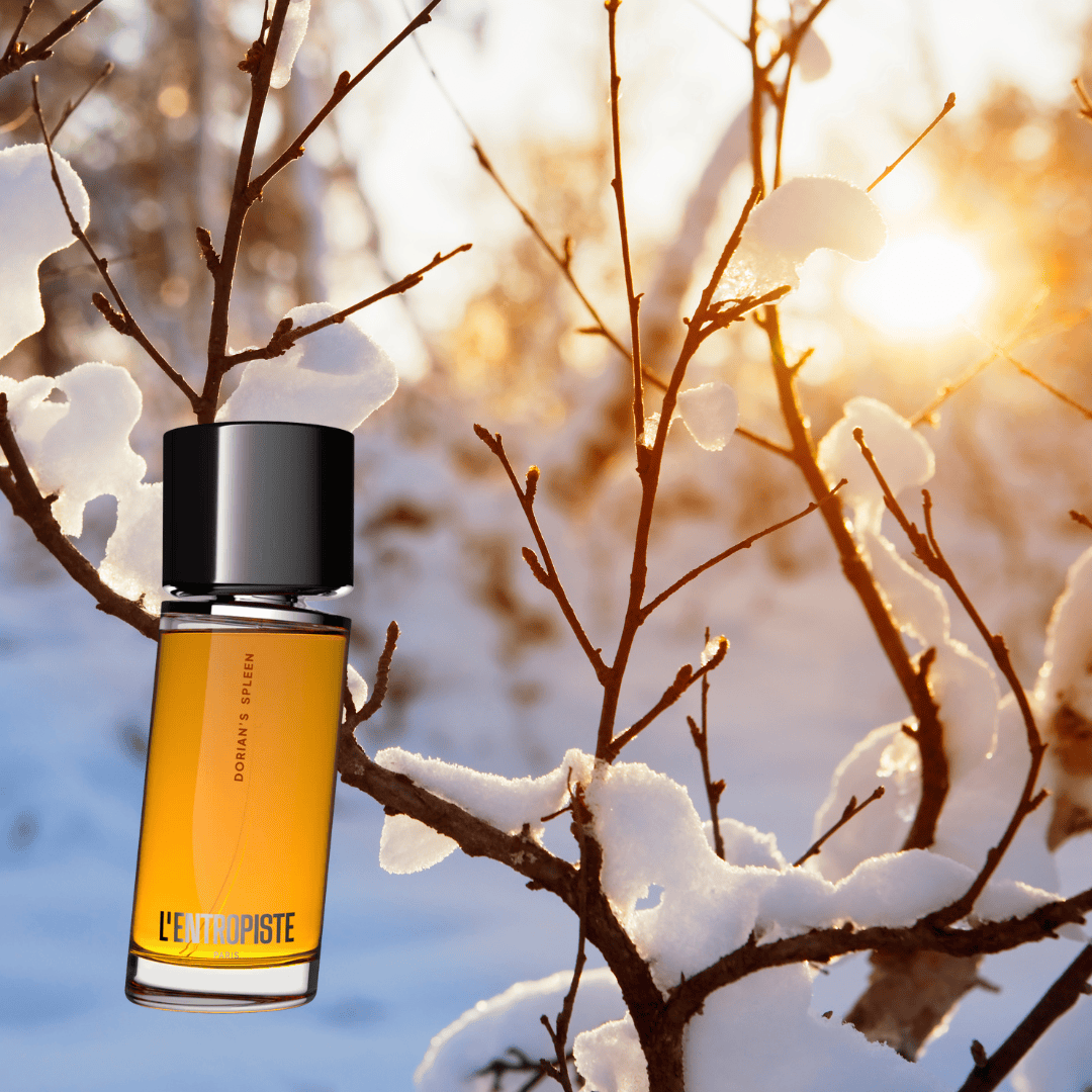 L'Entropiste Nischenduft Flakon im Winter bei scent amor Nischenduft Fachmann