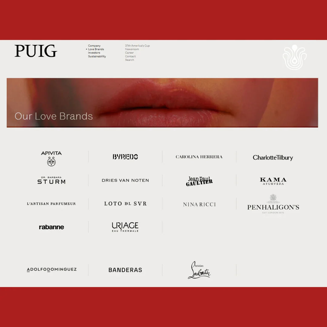 Puig Brand Overview at scent amor