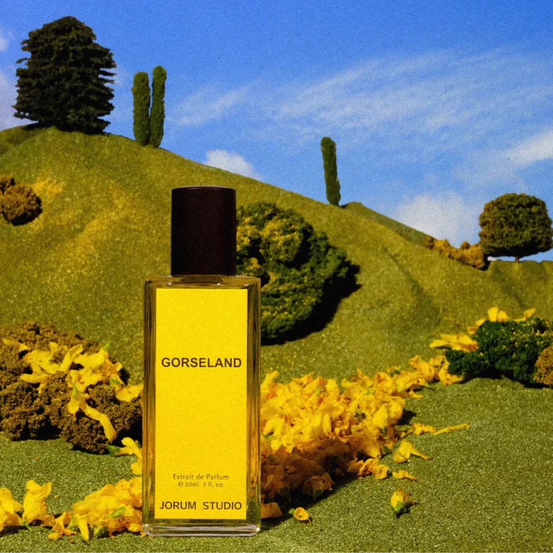 Jorum Studio GORSELAND Extrait de Parfum Flakon Landschaft Ginster