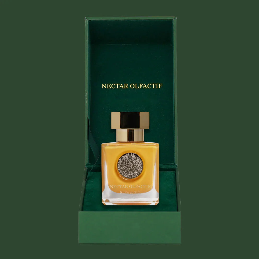 Nectar Olfactif ETOILE DE BALI Eau de Parfum Flakon Verpackung offen