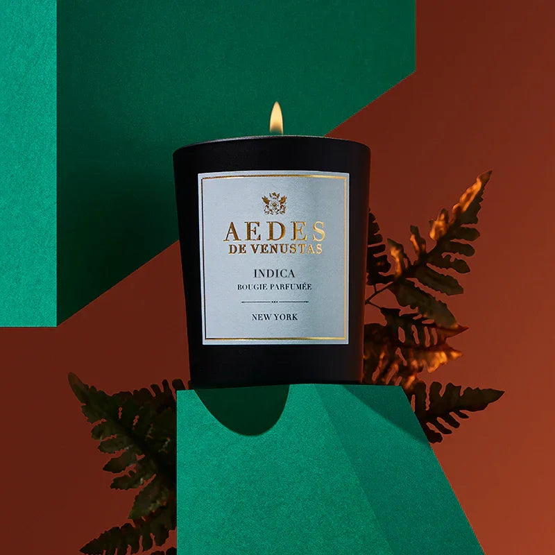 AEDES DE VENUSTAS INDICA Duftkerze Mood brennende Kerze Farnblatt