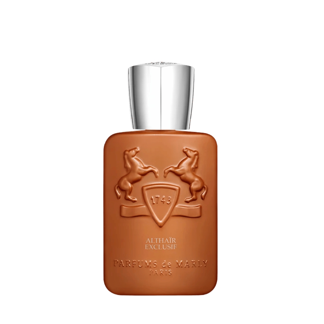 Parfums de Marly ALTHAÏR EXCLUSIF Parfum Nischenduft Flakon freigestellt präsentiert bei scent amor deinem Fachmann für die besten Nischenparfums