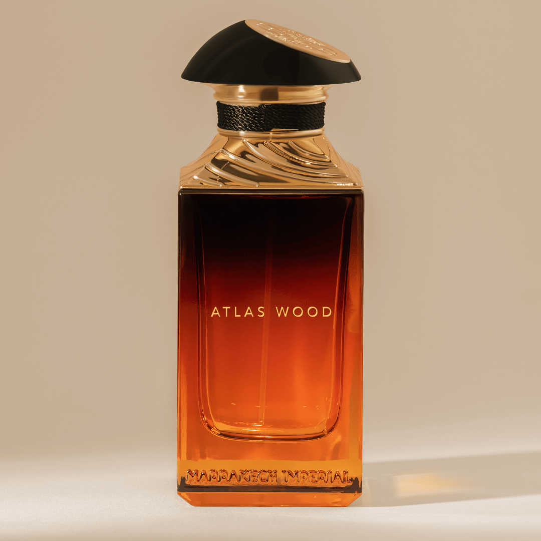 ATLAS WOOD Marrakech Imperial feiner Flakon in orange beim Fachmann für Nischendüfte scent amor erleben