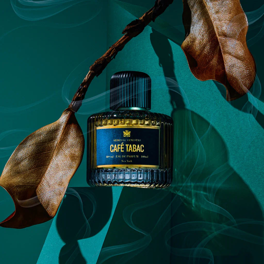 Aedes de Venustas CAFÉ TABAK Eau de Parfum Mood Flakon Tabakblatt Rauch