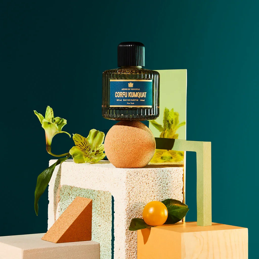 Aedes de Venustas CORFU KUMQUAT – mediterraner Duft mit Bergamotte, Moschus und Vetiver jetzt bei scent amor erleben