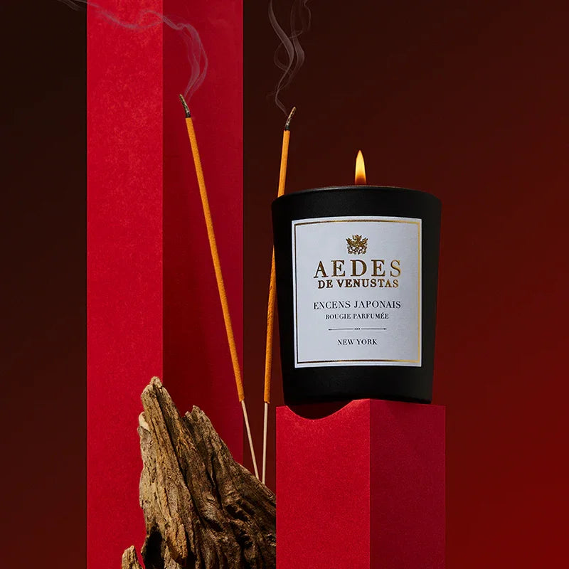 Aedes de Venustas ENCENS JAPONAIS Duftkerze Mood brennende Kerze Räucherstäbchen