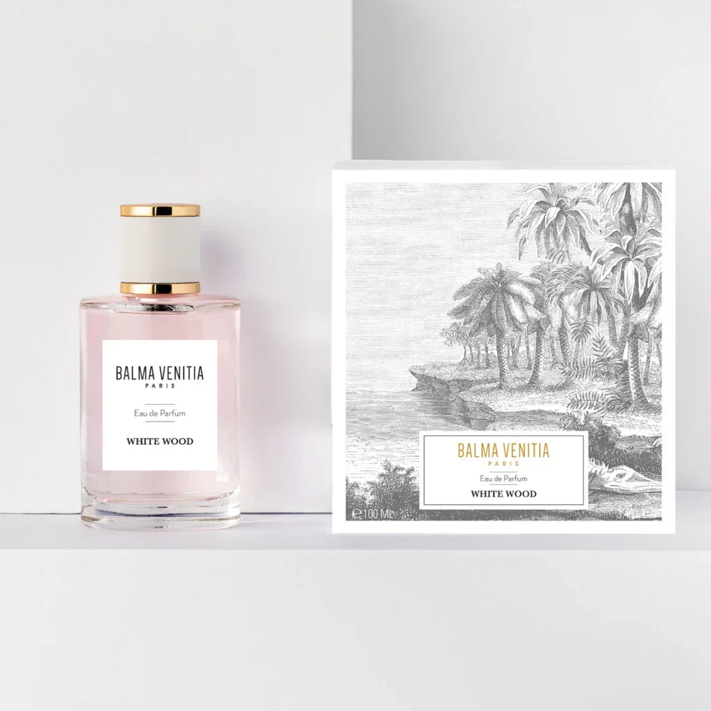 Balma Venitia WHITE WOOD Eau de Parfum Flakon mit Umverpackung