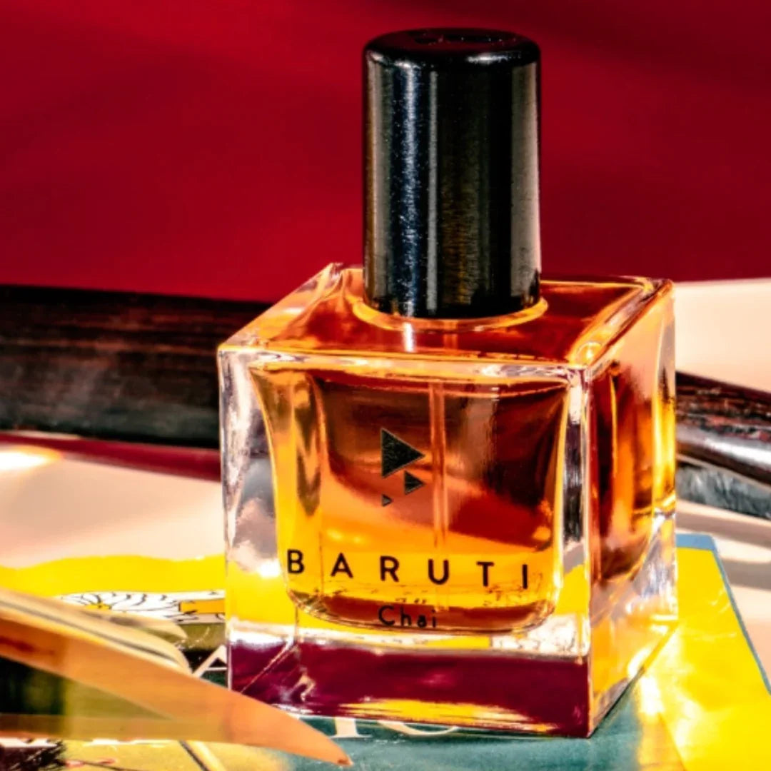 baruti chai exdp flakon roter hintergrund