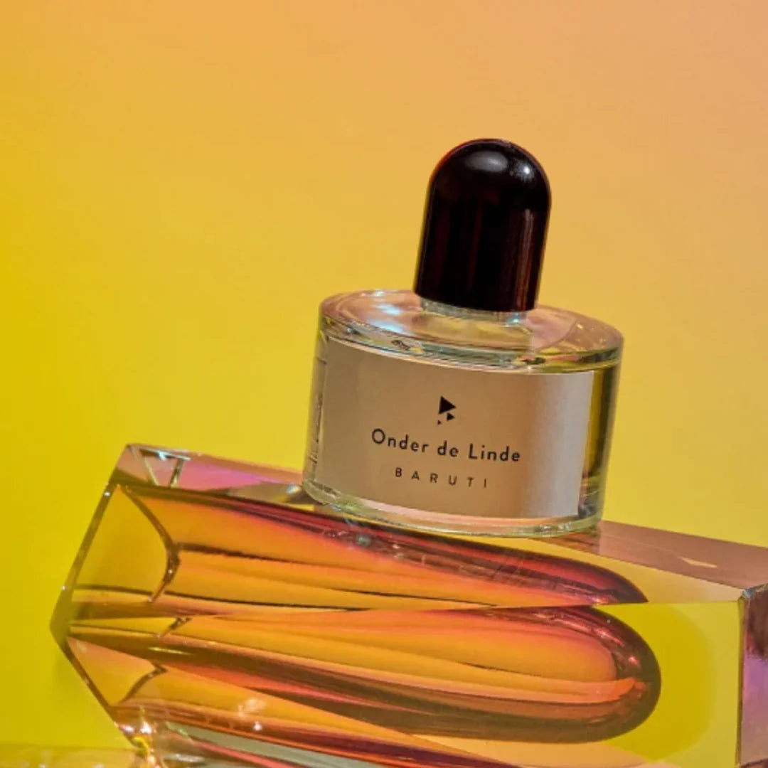 baruti onder de linde flakon gelber hintergrund