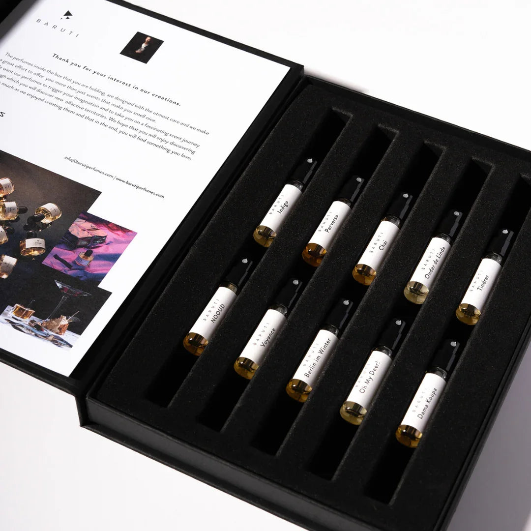baruti perfumes exdp discovery set proben in box