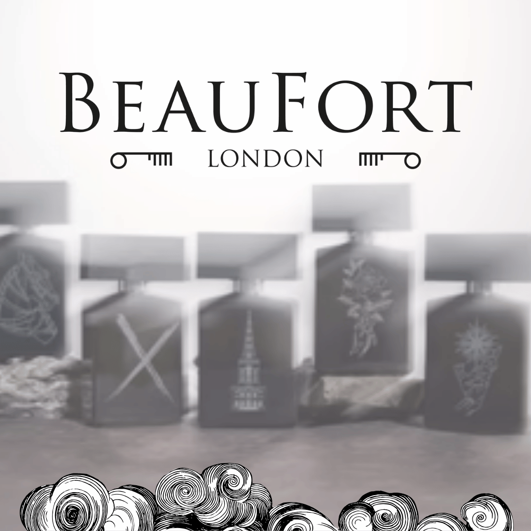 BeauFort London Mood Picture mit Logo und Wellensymbol bei scent amor