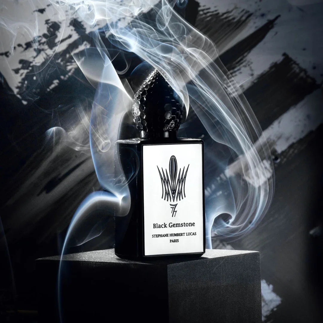 Erlebe den geheimnisvollen Black Gemstone Duft von Stéphane Humbert Lucas bei scent amor – exklusives Parfumkunstwerk voller Tiefe
