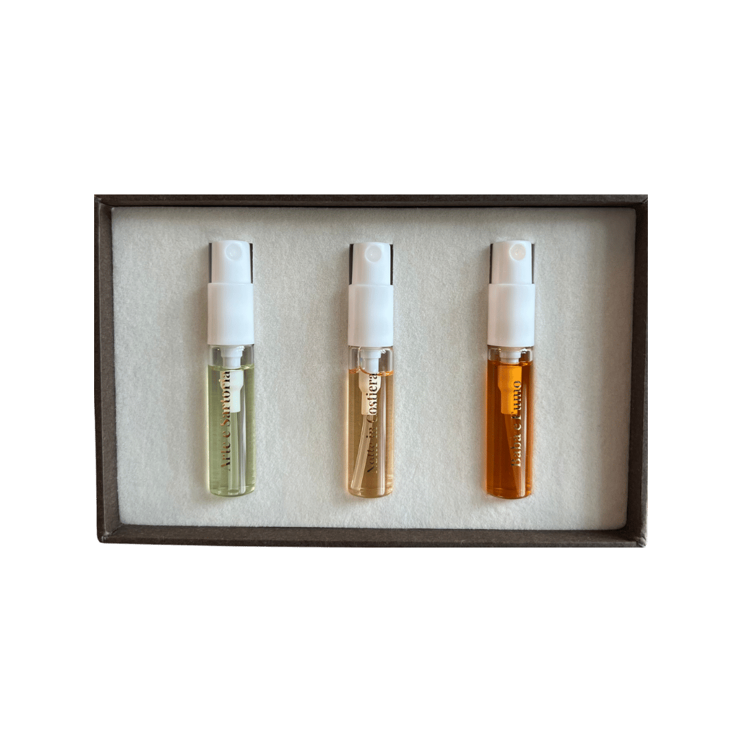 Capuani DISCOVERY SET Extrait de Parfum freigestellt und präsentiert bei scent amor