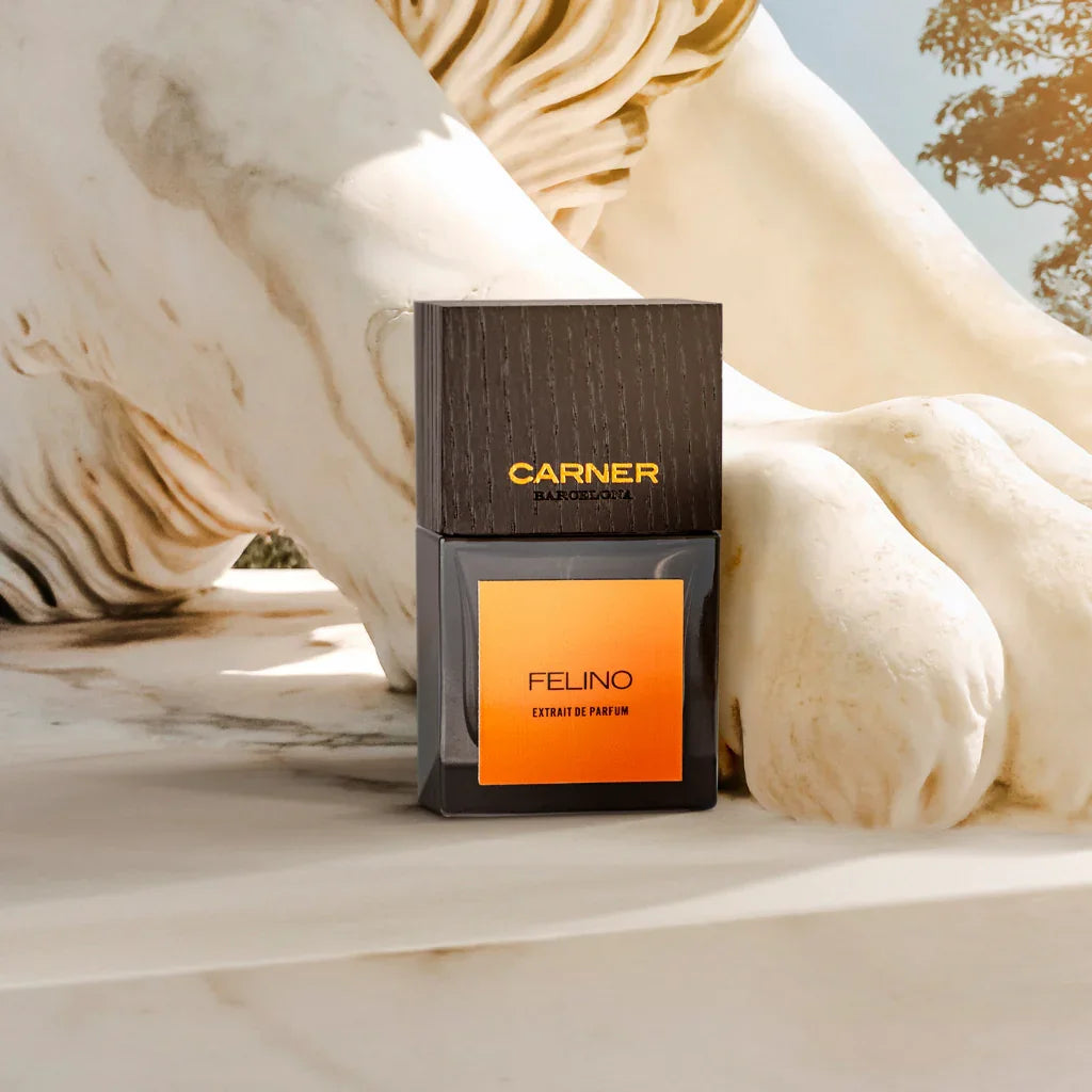 Carner Barcelona Bestial Collection FELINO Eau de Parfum Flakon Mood Marmor Figur