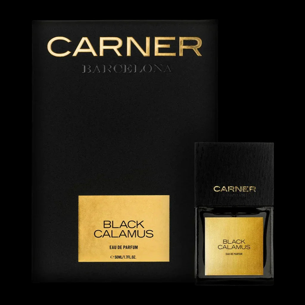 Carner Barcelona Black Collection BLACK CALAMUS Eau de Parfum Flakon mit Umverpackung scent amor
