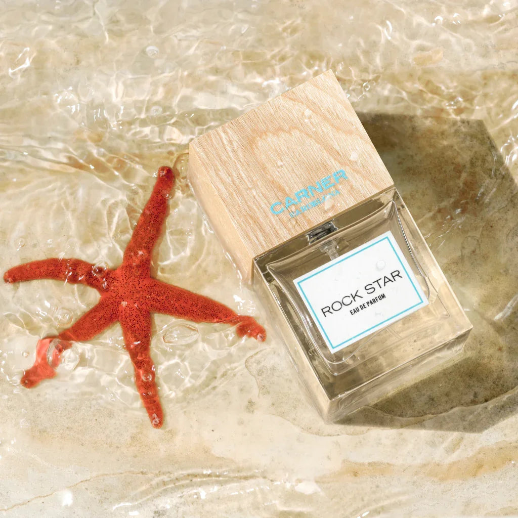 Carner Barcelona Mediterranean Collection ROCK STAR Eau de Parfum Mood Flakon mit Seestern  scent amor