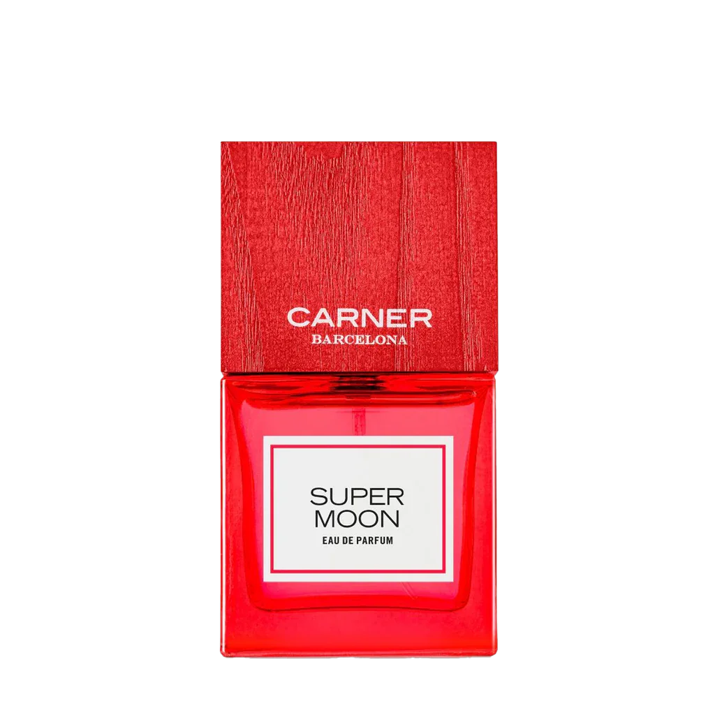 Carner Barcelona Summer Journey Collection SUPER MOON Eau de Parfum Flakon freigestellt frontal scent amor