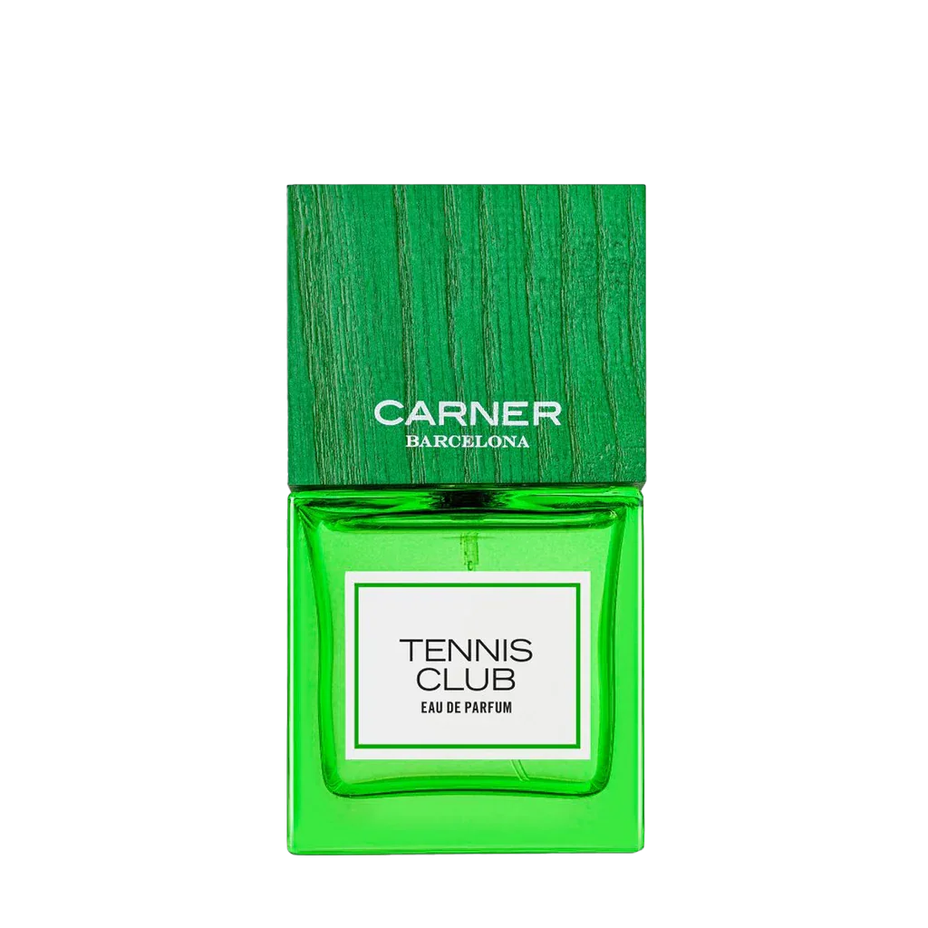 Carner Barcelona Summer Journey Collection TENNIS CLUB Eau de Parfum Flakon freigestelltfrontal