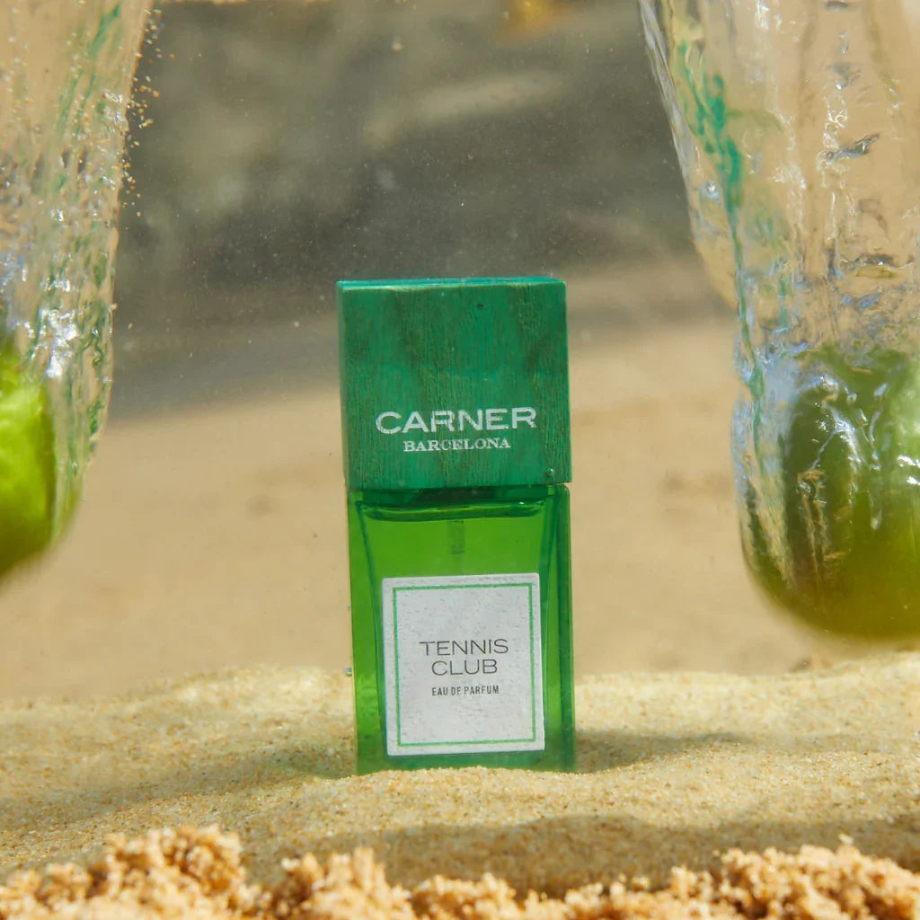 Carner Barcelona Summer Journey Collection TENNIS CLUB Eau de Parfum Flakon Wasser Limette