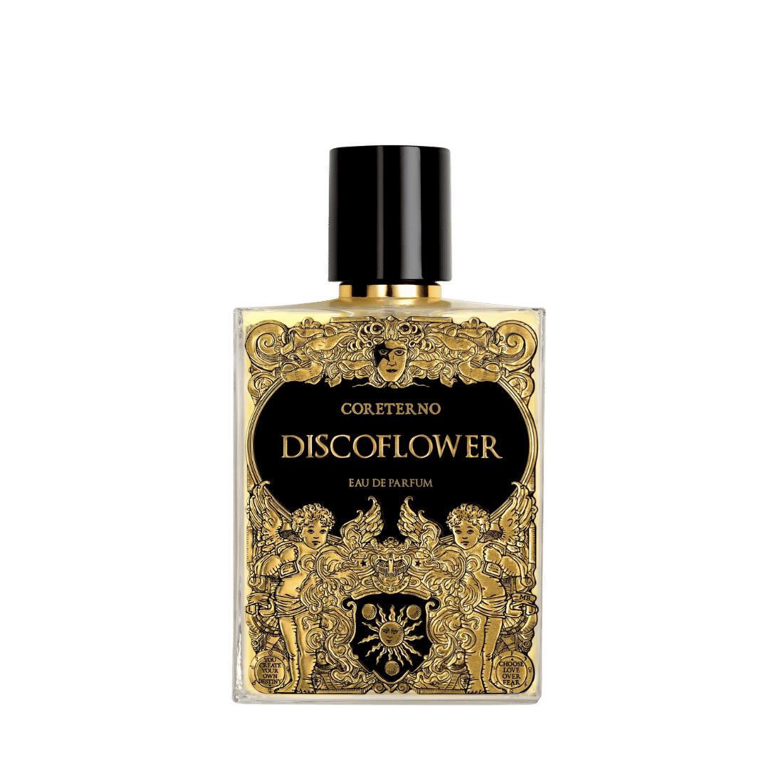 Coreterno DISCOFLOWER Eau de Parfum Nischenduft Flakon freigestellt bei scent amor deinem Fachmann für die besten Nischenduft Kollektionen