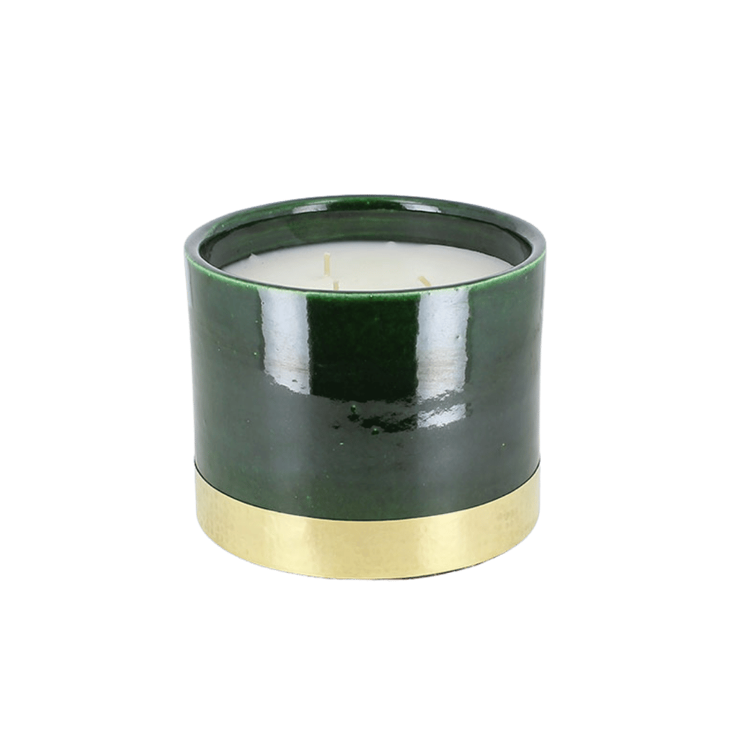 Cote Bougie Marrakech Green Gold Duftkerze Fleur dOrange scent amor Duftkerze
