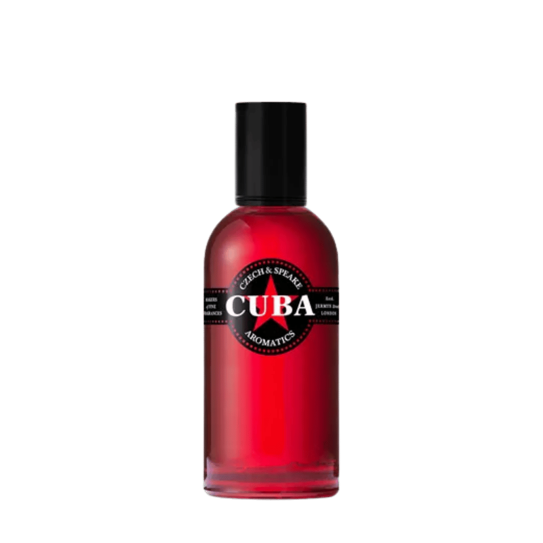 Czech & Speake CUBA Eau de Parfum Nischenduft im roten Flakon präsentiert bei scent amor deinem Fachmann für feine Nischenparfums