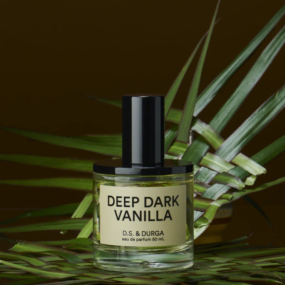 D.S. & Durga DEEP DARK VANILLA Eau de Parfum Mood Flakon Palmblätter scent amor