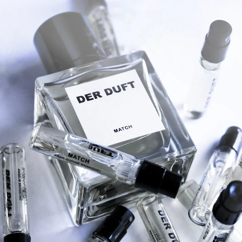 der duft match flakon zwischen proben