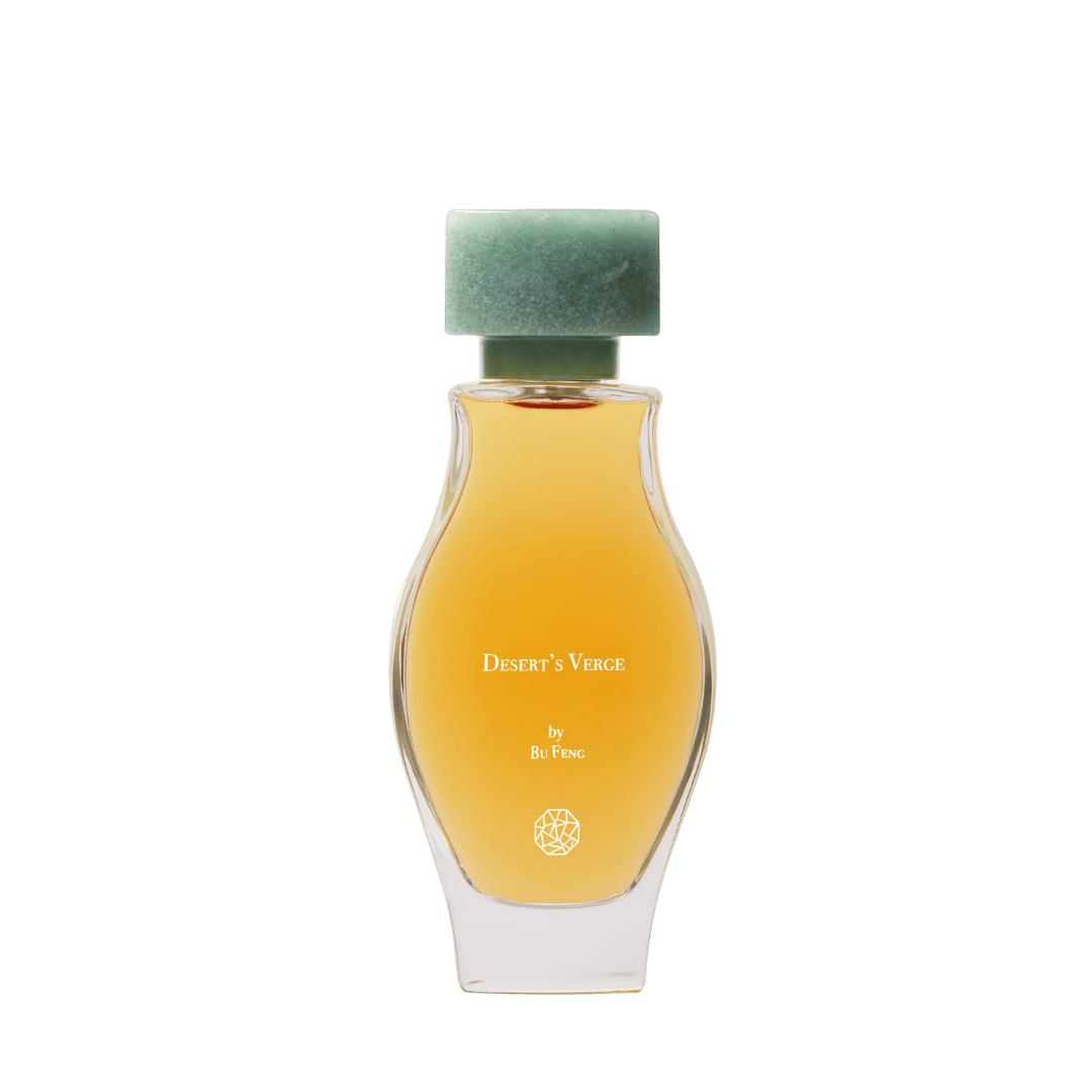 Bu Feng Deserts Verge feiner Nischenduft im schlanken Flakon präsentiert bei scent amor Deinem Fachmann für feine Nischenparfums. Flakon mit grüner Kappe