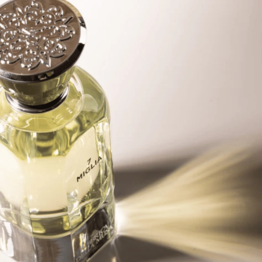 Fabbrica Della Musa 7 MIGLIA Eau de Parfum Nischenduft Flakon Verschlusskappe Detail beim Fachmann für Nischenparfum scent amor