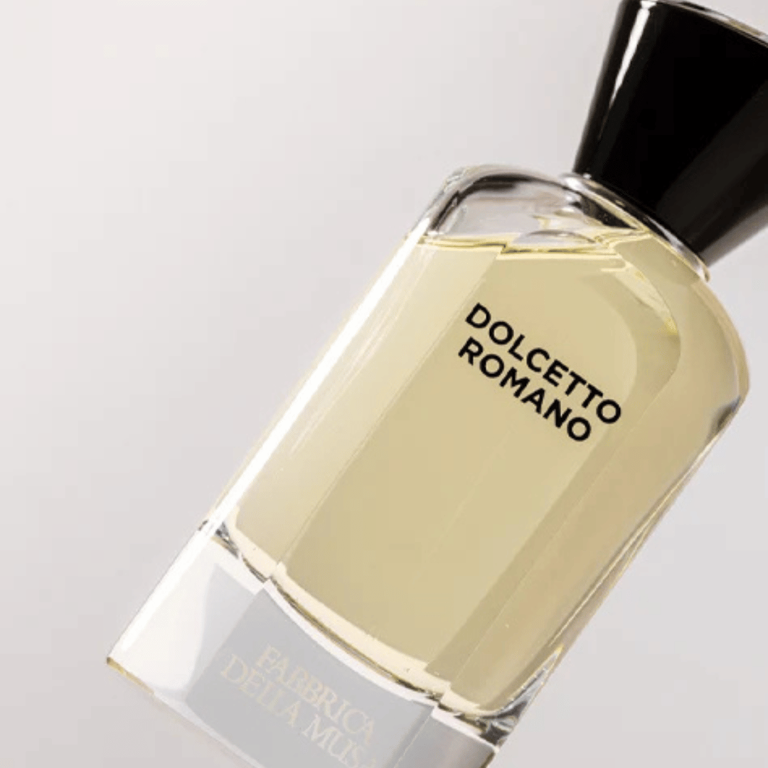 Fabbrica Della Musa DOLCETTO ROMANO Eau de Parfum Nischenduft Flakon schräg fotografiert beim Spezialisten für Nischenparfum scent amor