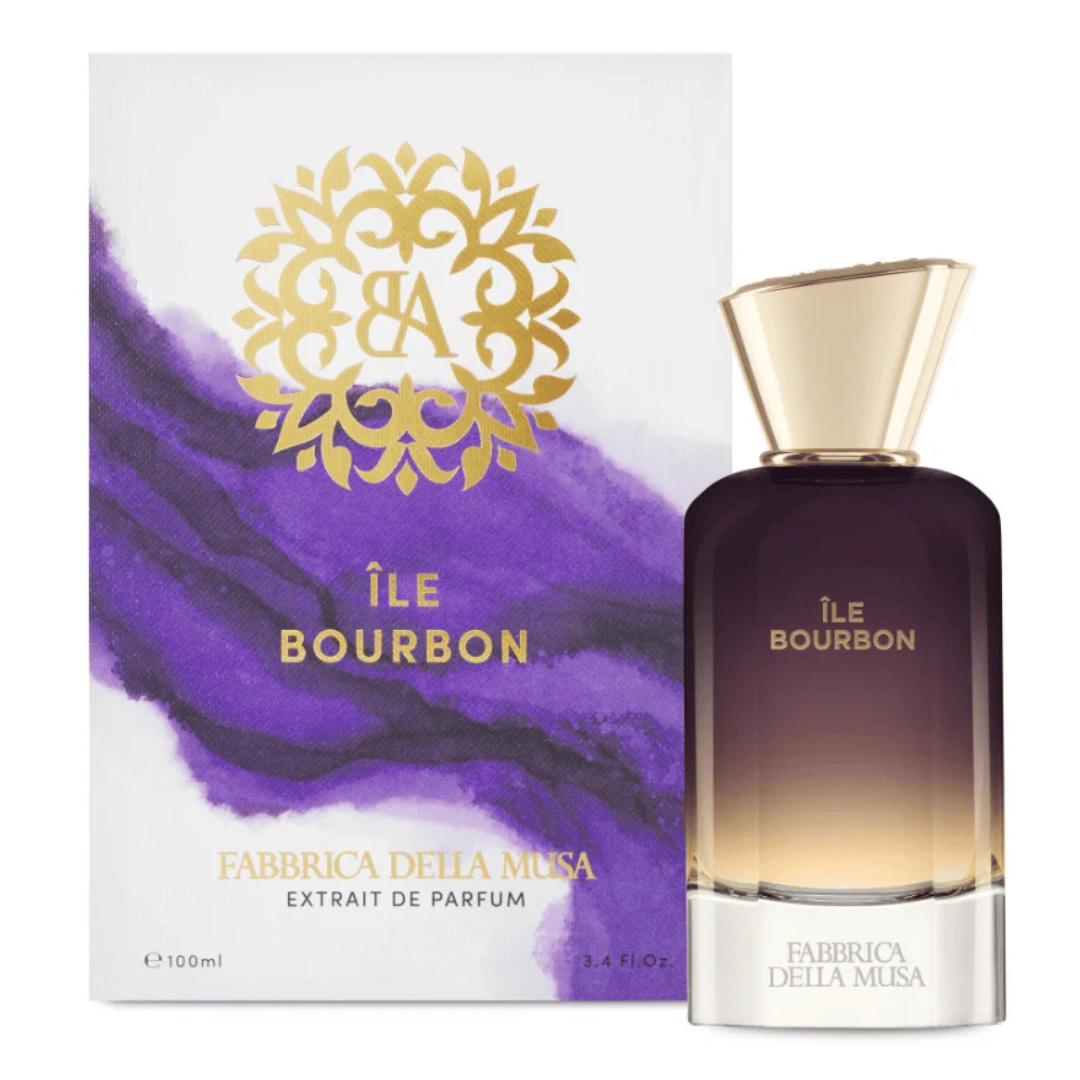 Fabbrica Della Musa ÎLE BOURBON Extrait de Parfum Nischenduft Flakon vor der Box bei scent amor deinem Fachmann für die besten Nischenparfums
