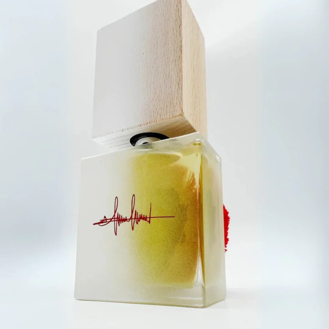 Filippo Sorcinelli CHIUDI GLI OCCHI E POI VEDI Extrait de Parfum Flakon Rückseite mit Unterschrift scent amor