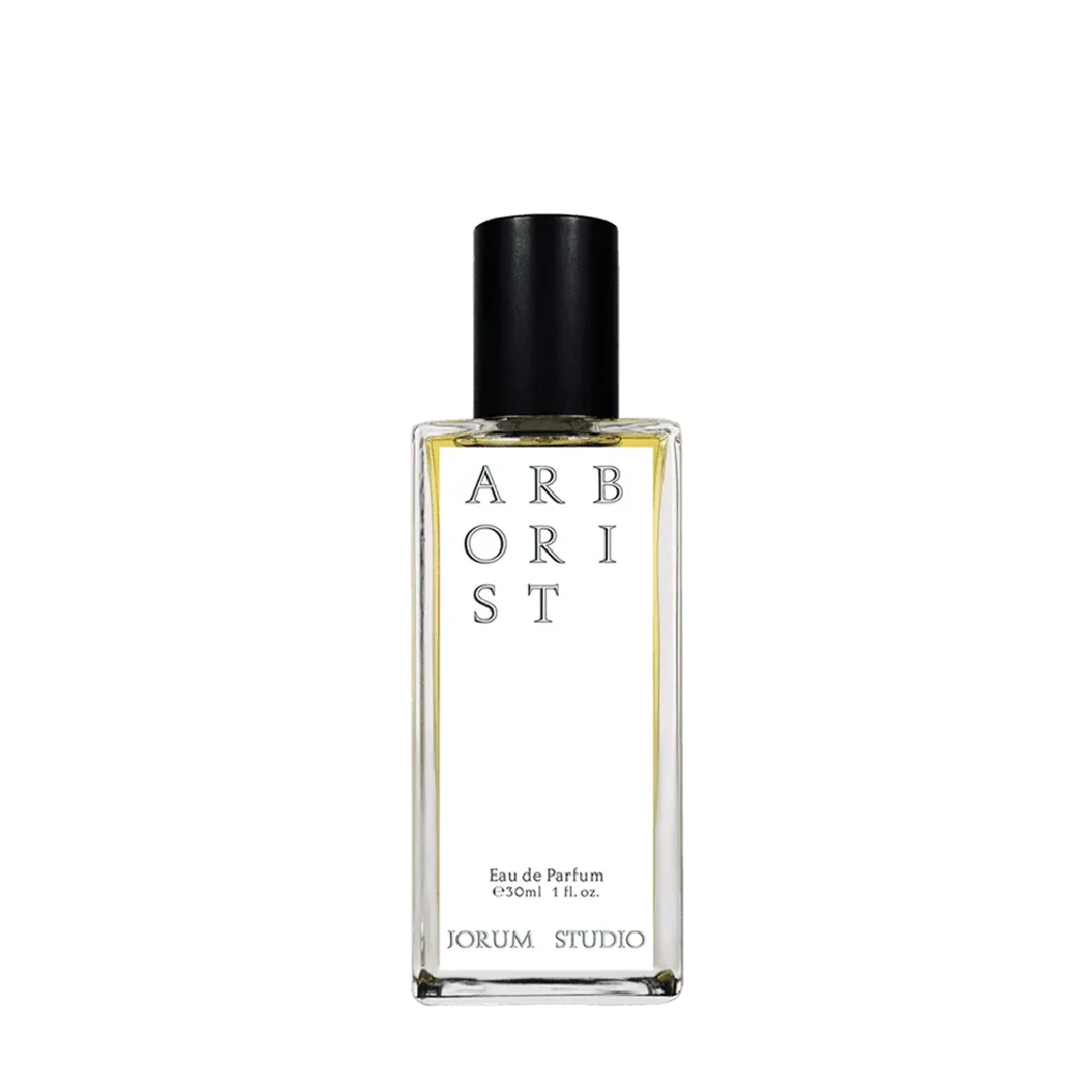 Jorum Studio ARBORIST Eau de Parfum Flakon freigestellt frontal scent amor