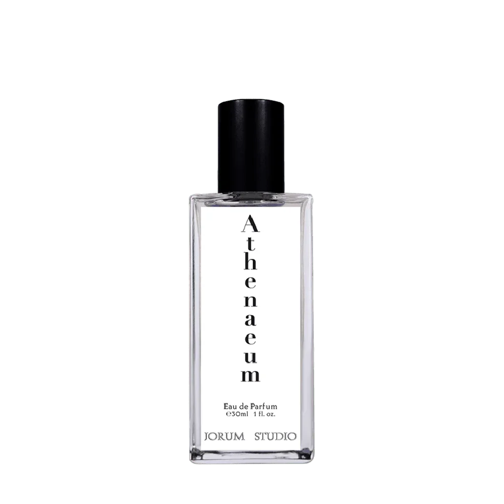 Jorum Studio ATHENAEUM Eau de Parfum Flakon freigestellt Frontal