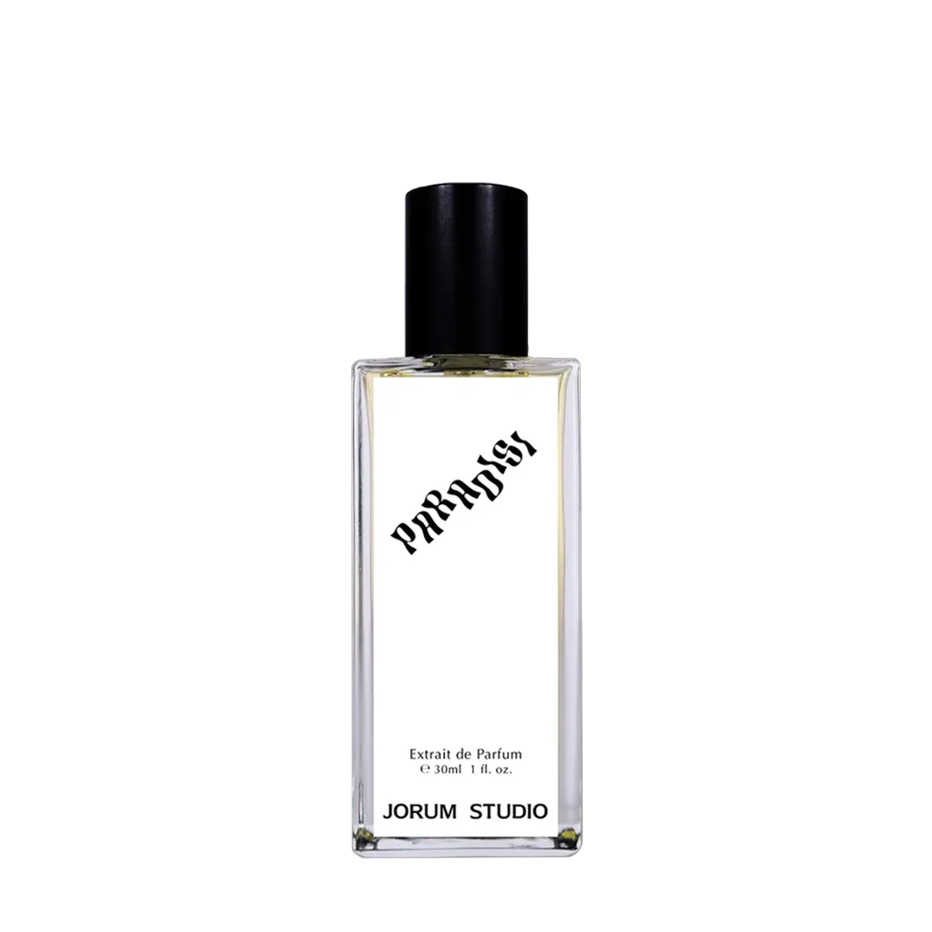 Jorum Studio PARADISI Extrait de Parfum Flakon freigestellt frontal