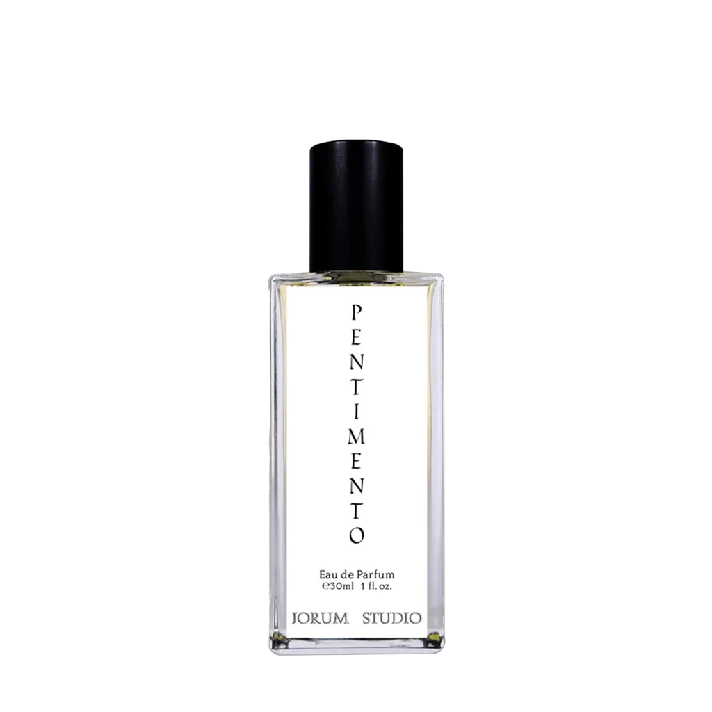 Jorum Studio PENTIMENTO Eau de Parfum Flakon freigestellt frontal