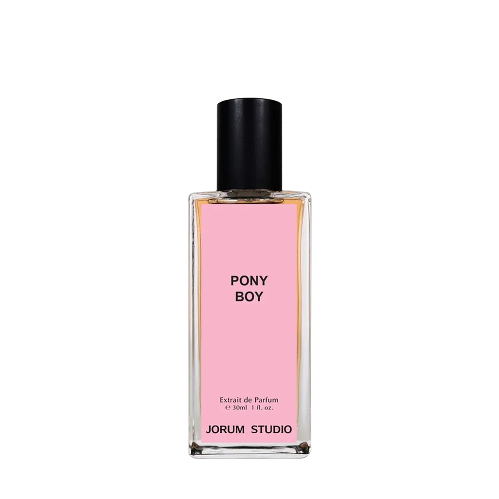 Jorum Studio PONY BOY Extrait de Parfum Flakon freigestellt Frontal