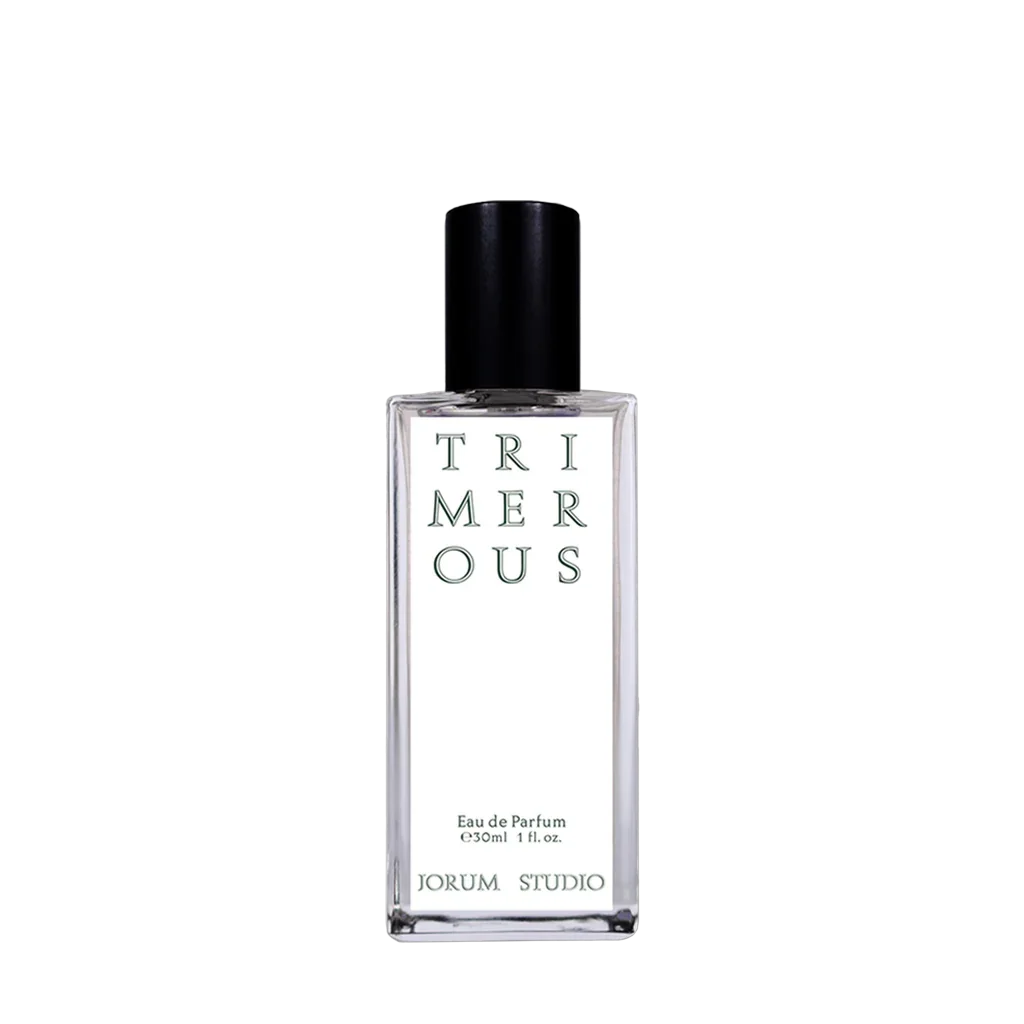 Jorum Studio TRIMEROUS Eau de Parfum Flaon frontal freigestellt