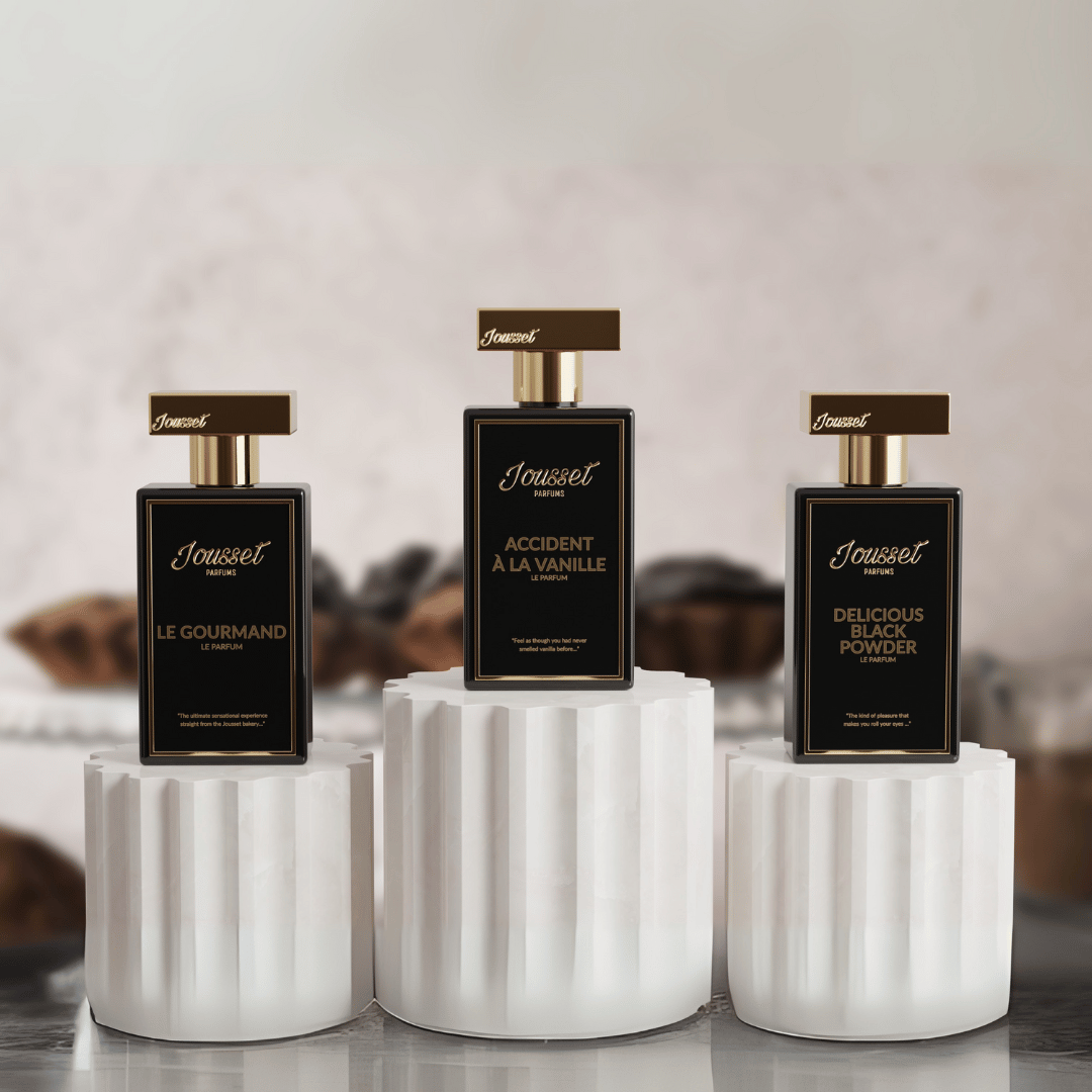 Jousset Collection Noire Nischenduft Flakons präsentiert