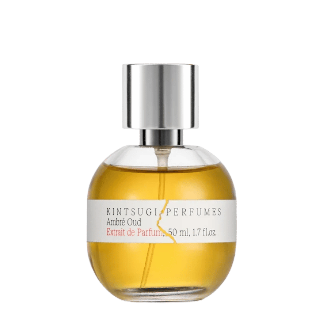 Kintsugi Perfumes Ambré Oud Extrait de Parfum, intensiver Oud-Duft mit warmer amberner Tiefe, luxuriös und kraftvoll, präsentiert bei scent amor Deinem Fachmann für Nischenparfum