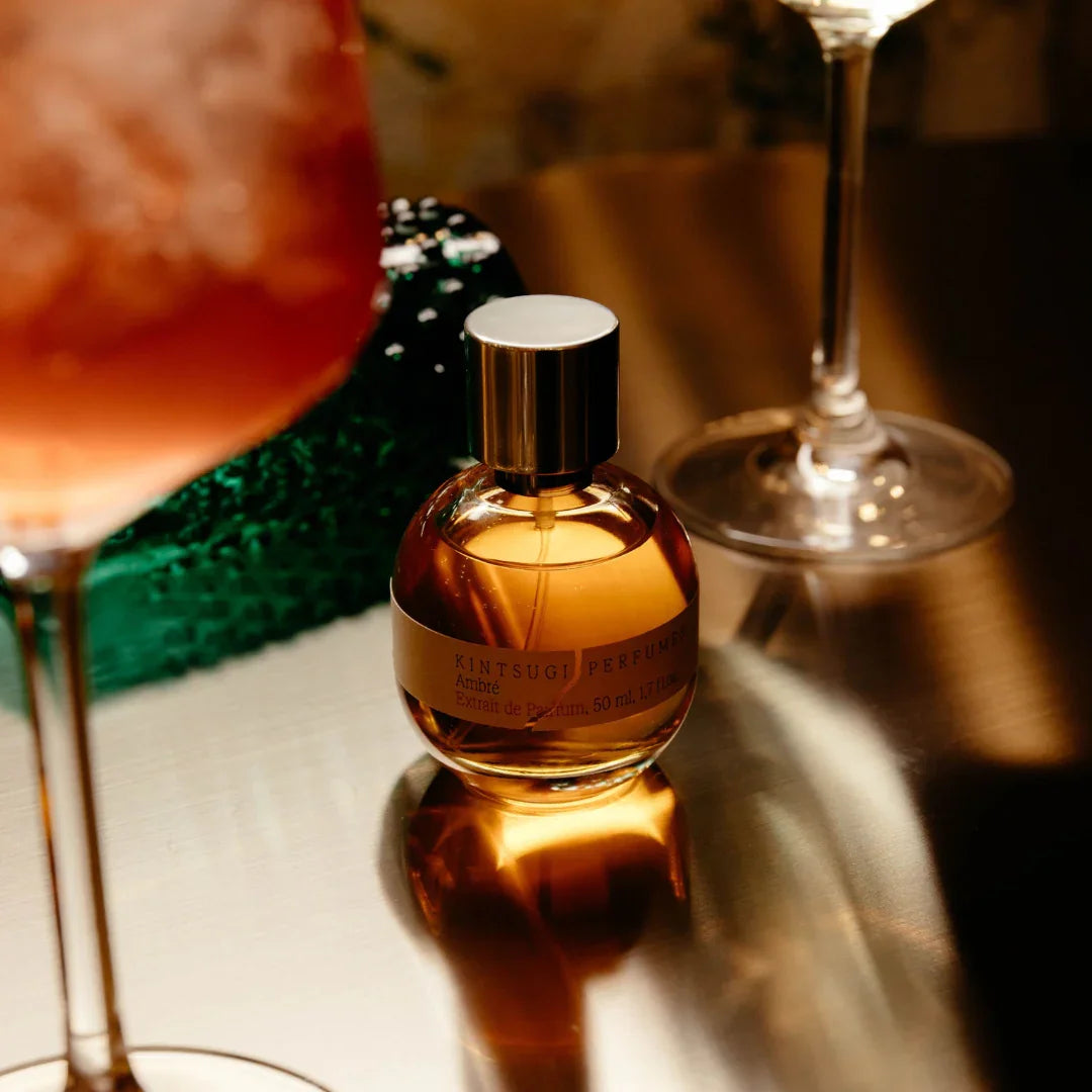 Kintsugi Ambré Flakon Mood Bild Gläser bei scent amor Dein Fachmann für Nischenduft
