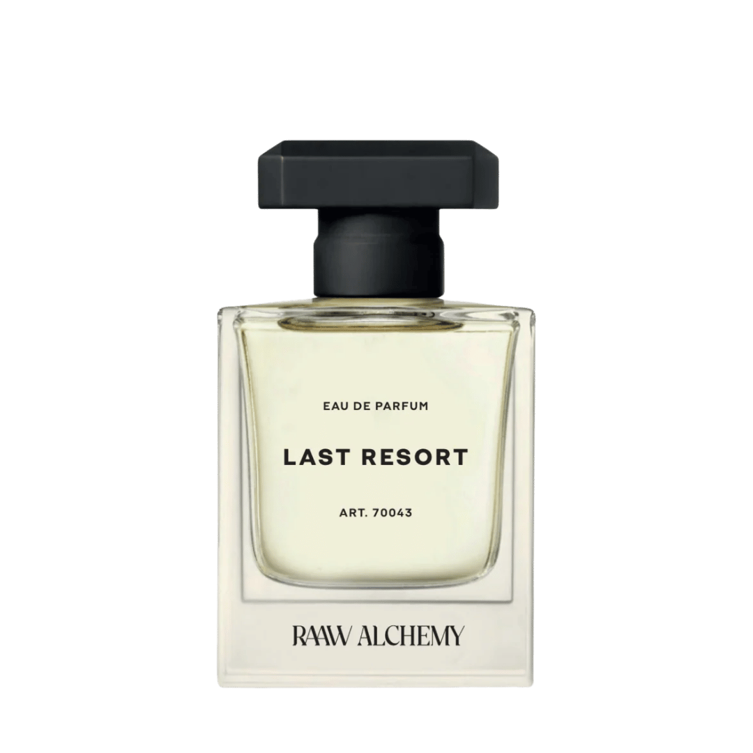 Last Resort Eau de Parfum, EdP RAAW ALCHEMY Flakon Nischenduft freigestellt bei scent amor deinem Fachmann für Nischendüfte und feine Nischenparfums.