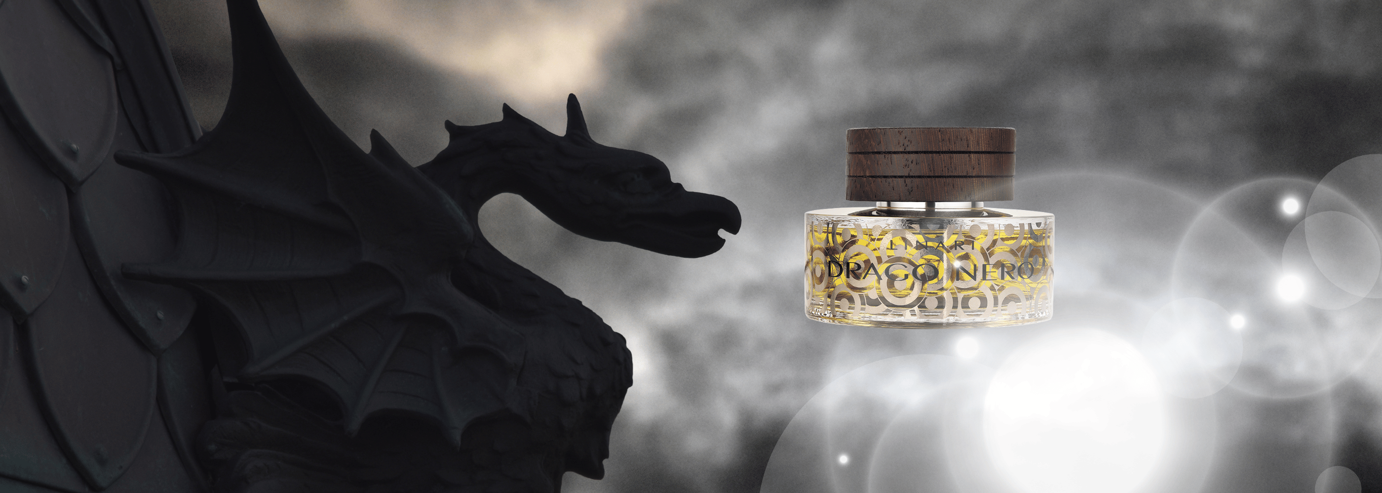 Linari Drago Nero Eau de Parfum bei scent amor deinem Fachmann für feinste Nischenparfums mit Drachen und Nischenduft Flakon