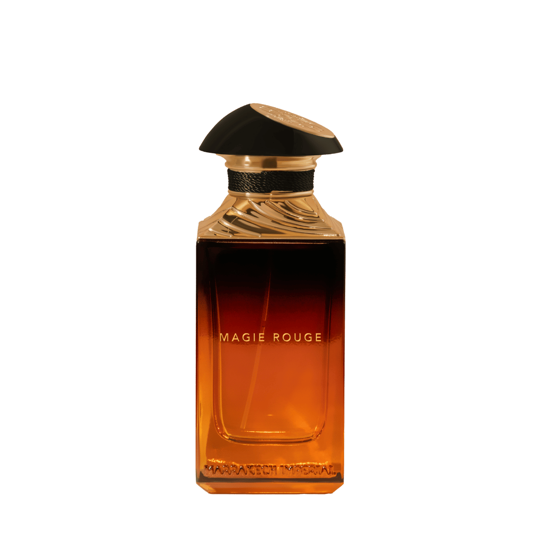 MAGIE ROUGE Marrakech Imperial Flakon orange freigestellt bei scent amor Dein Fachmann für Nischenparfum