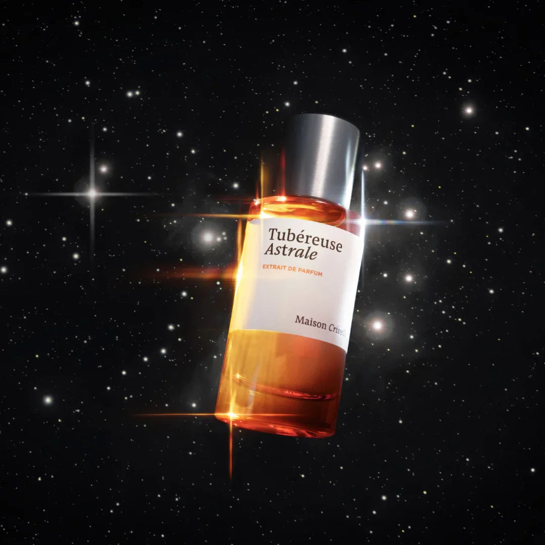 maison crivelli tubereuse astrale flakon zwischen sternen